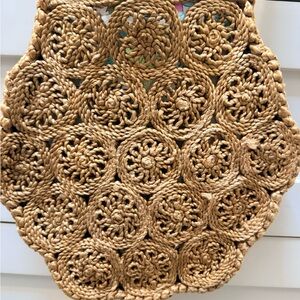 Handcrafted Woven Straw Bag